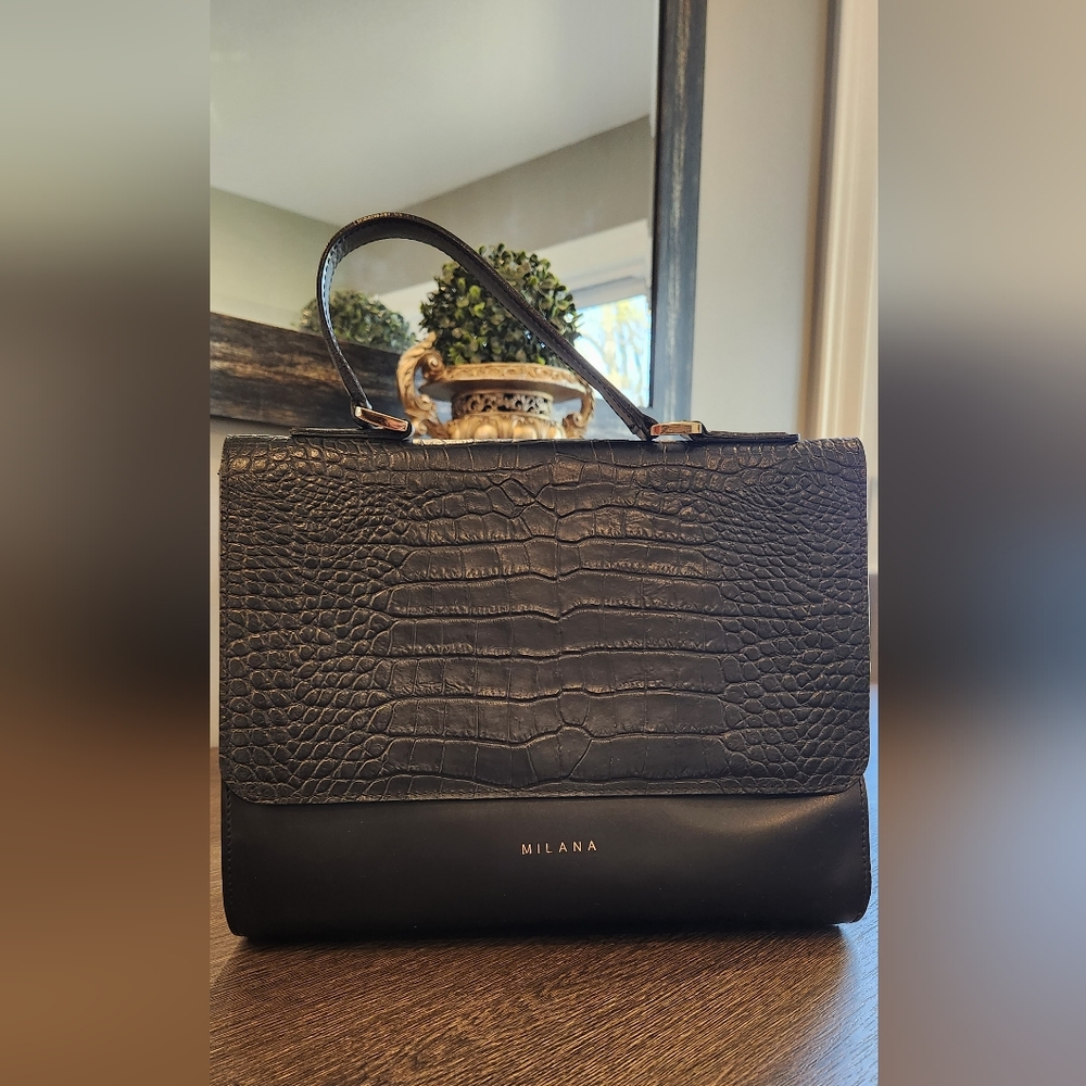 Milana leather handbag